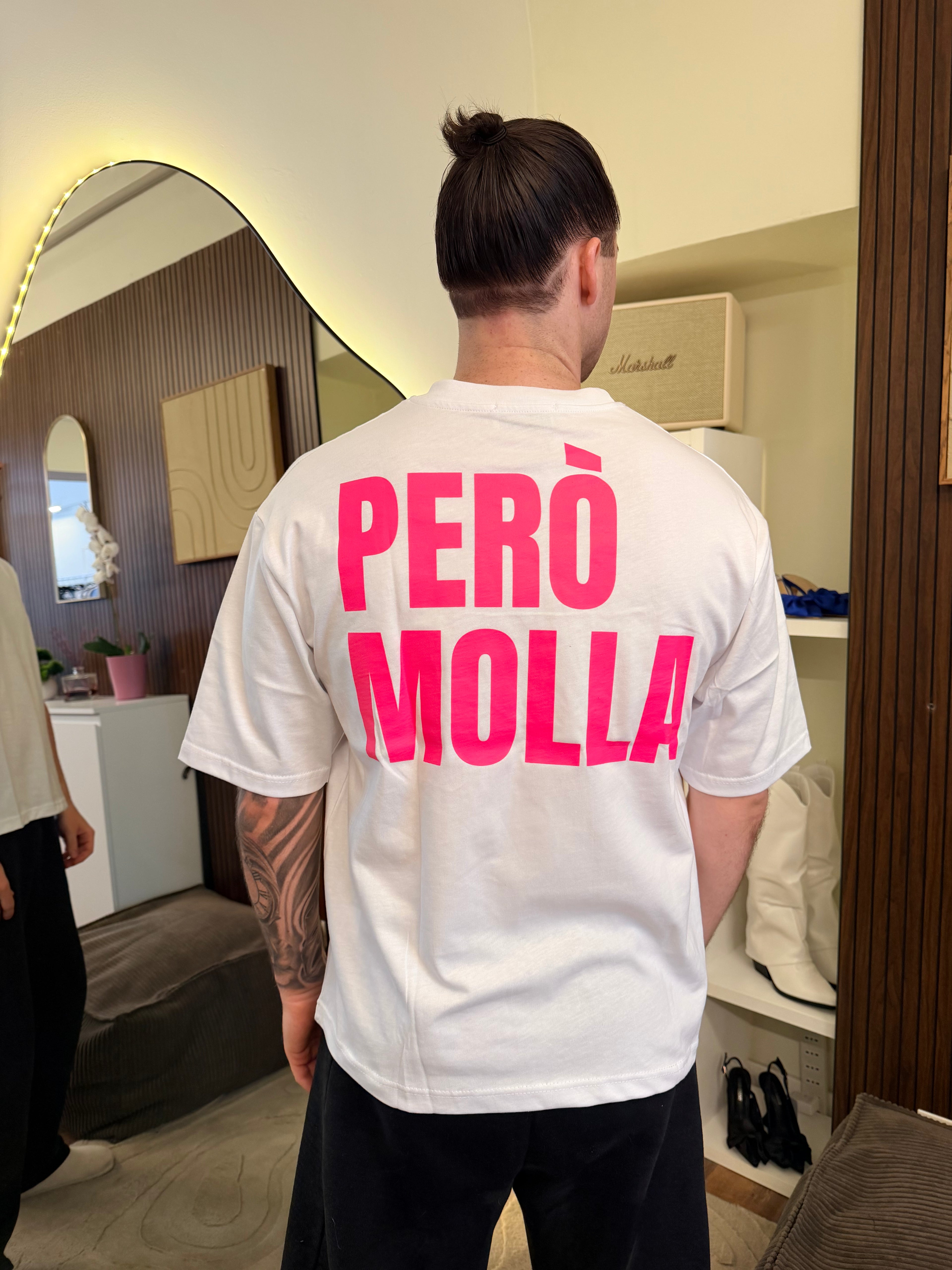 T-shirt Però Molla Bianca