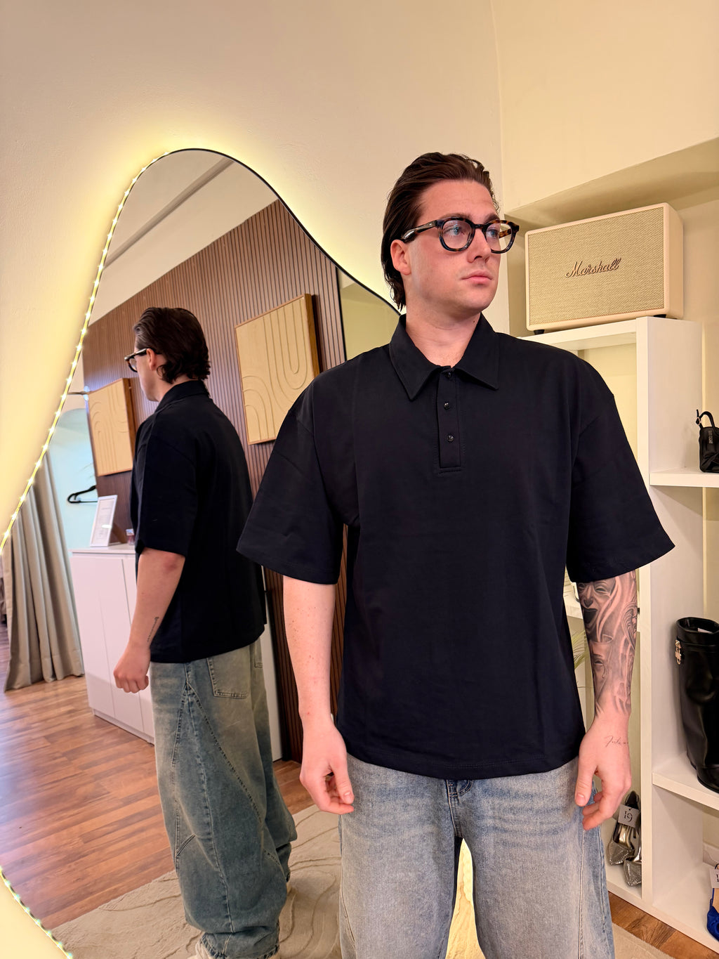 T-shirt Polo blu