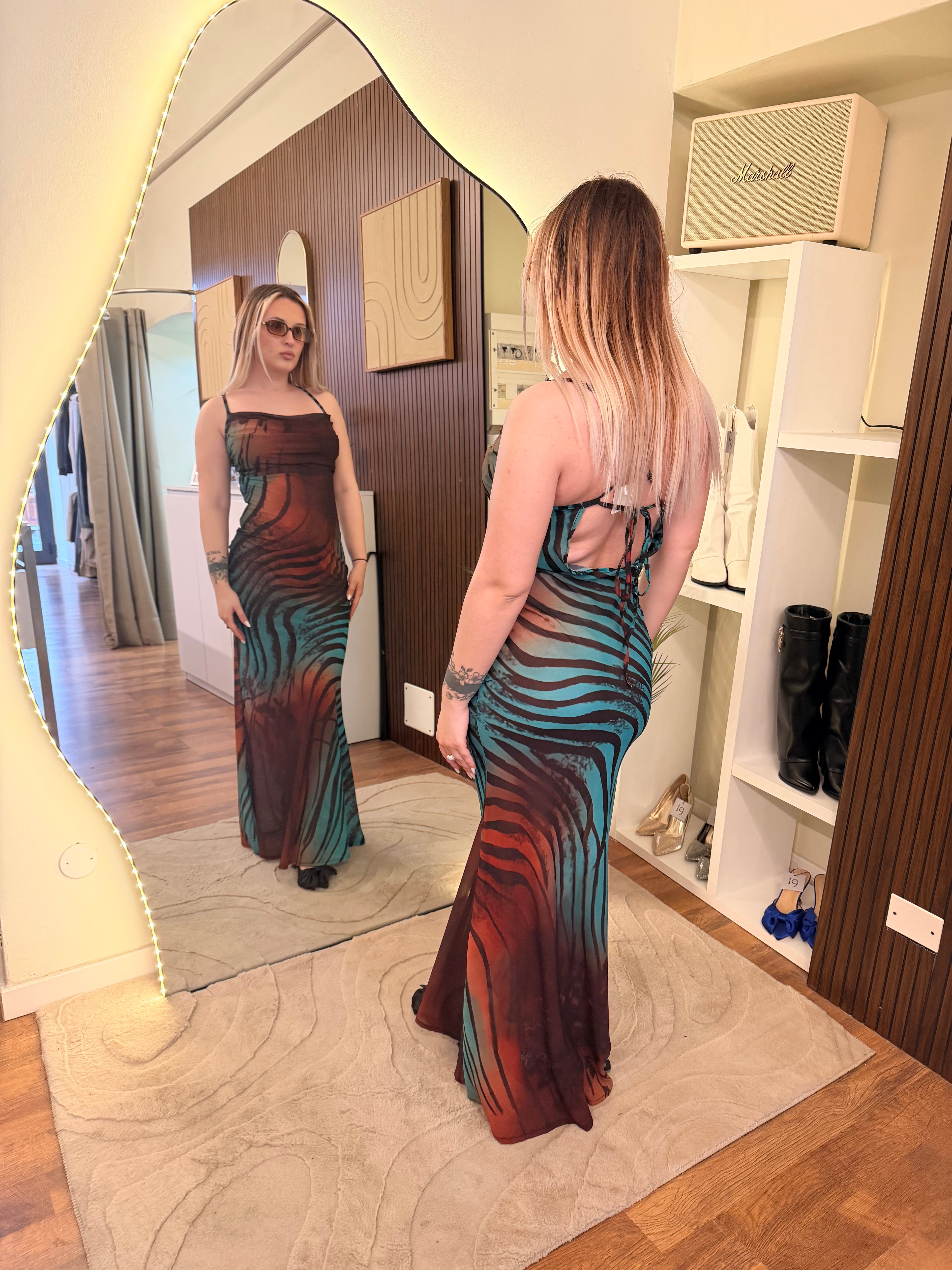 Vestito Chantal tigrato