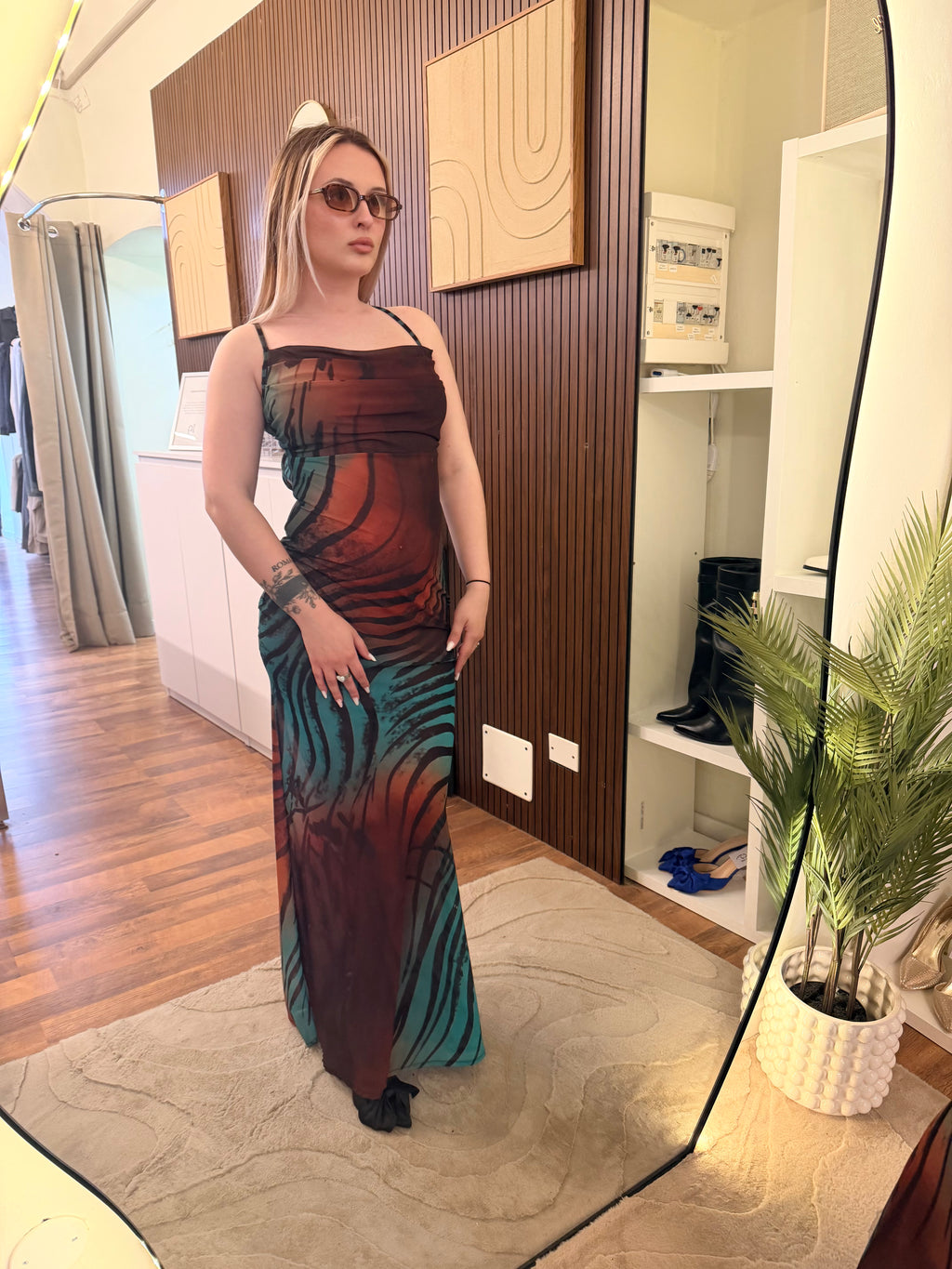 Vestito Chantal tigrato