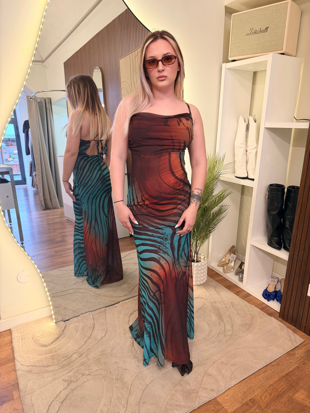 Vestito Chantal tigrato