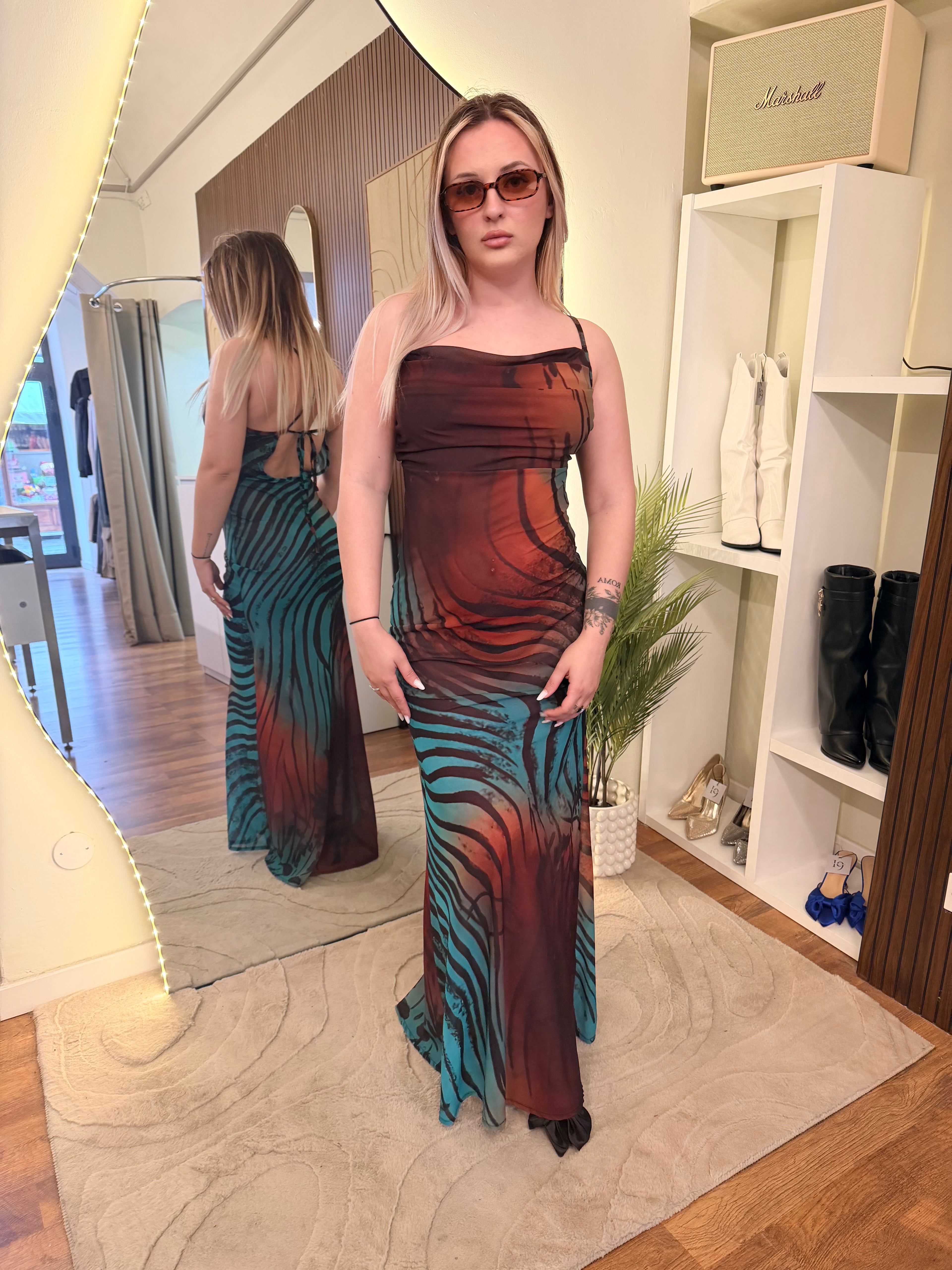 Vestito Chantal tigrato