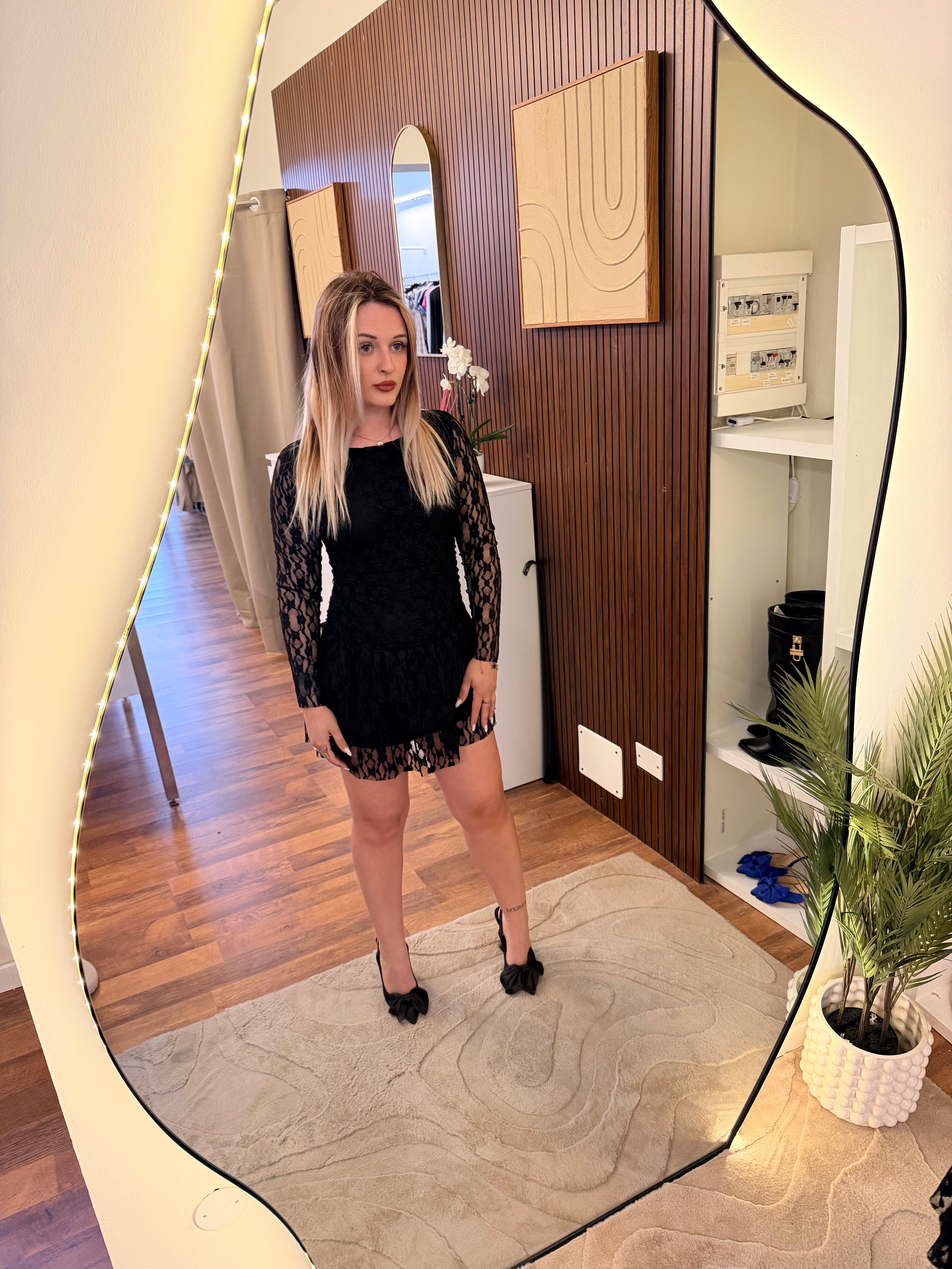 Vestito Alba nero