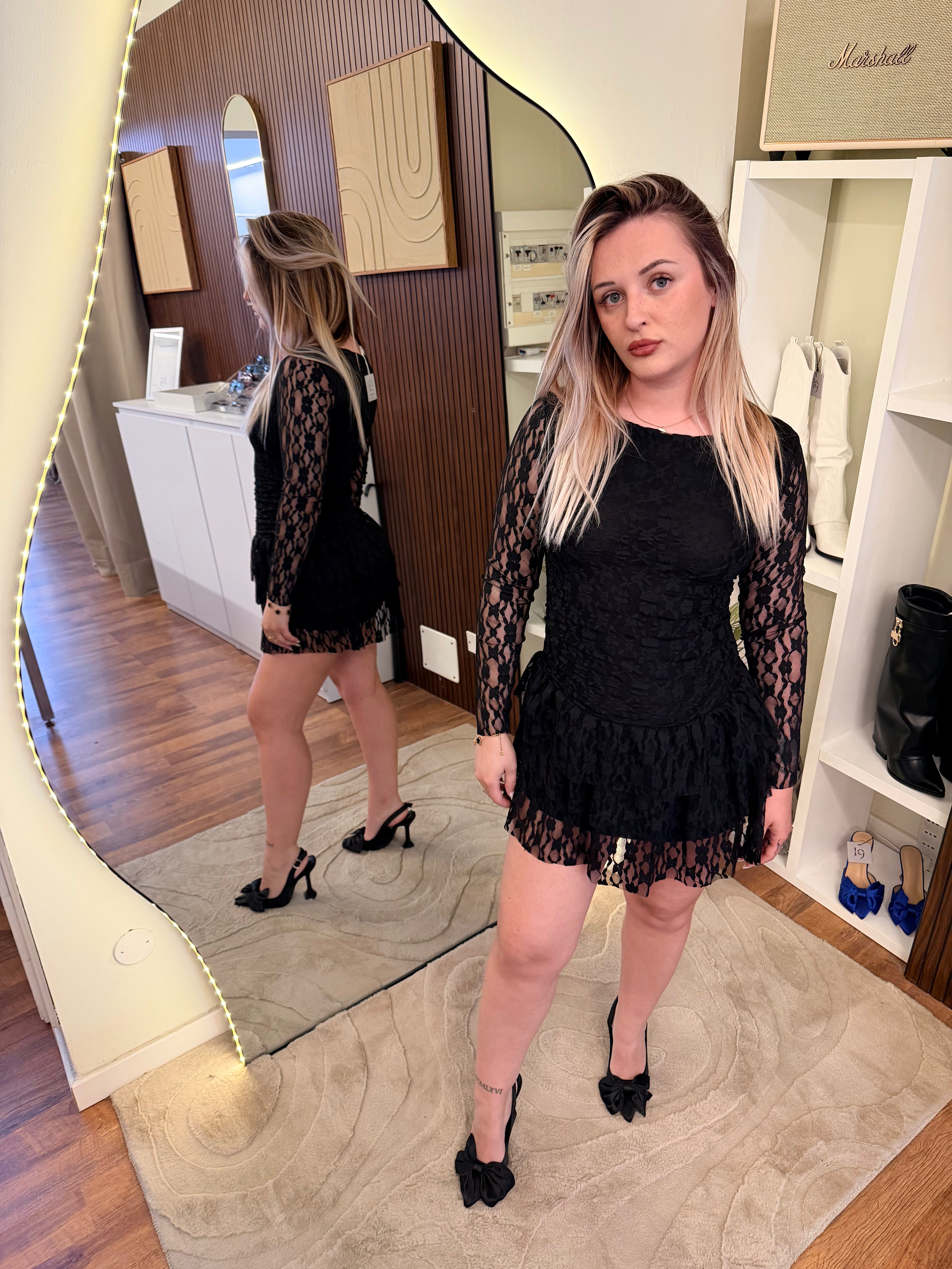Vestito Alba nero