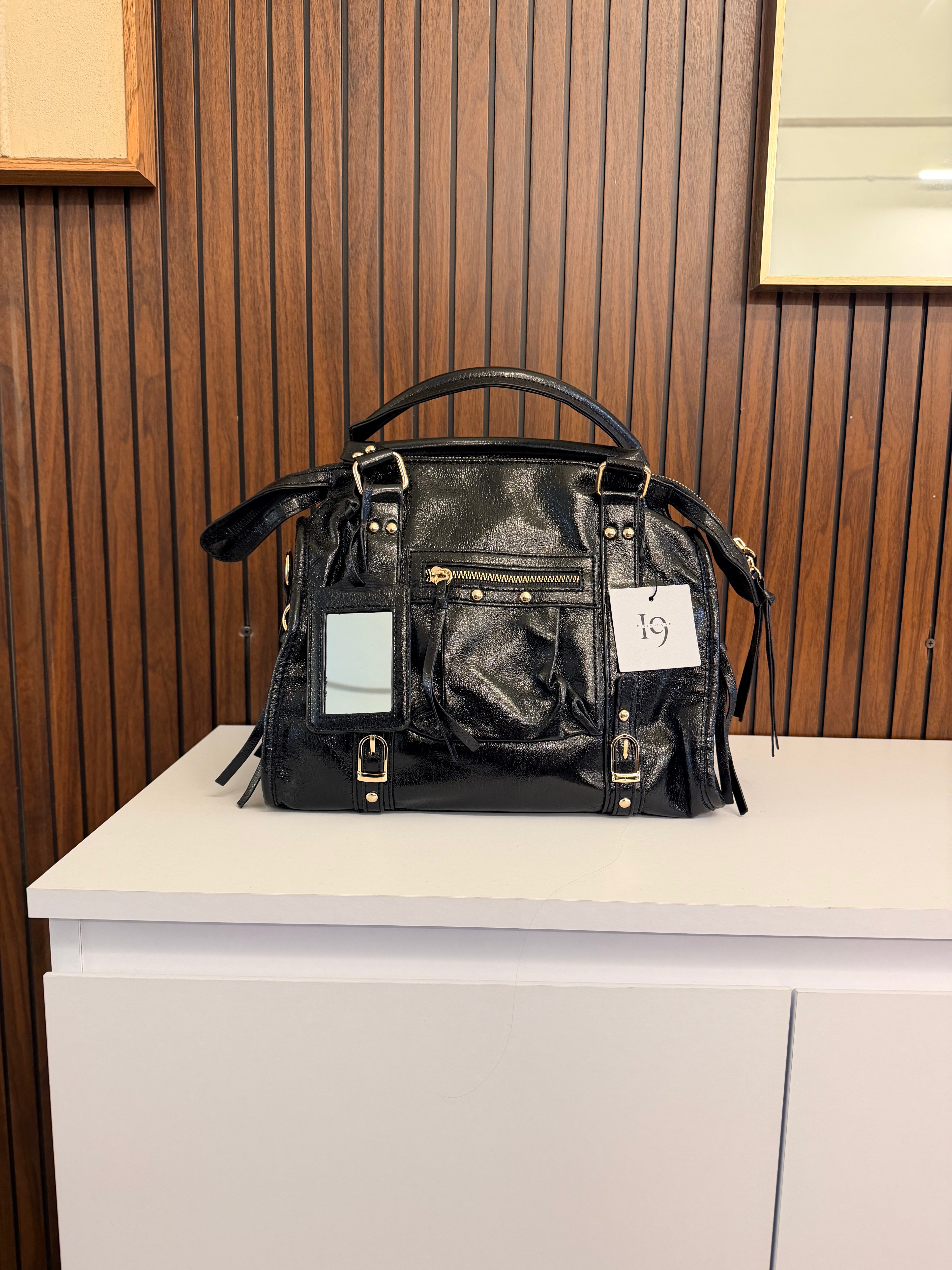 Borsa Mirror nera