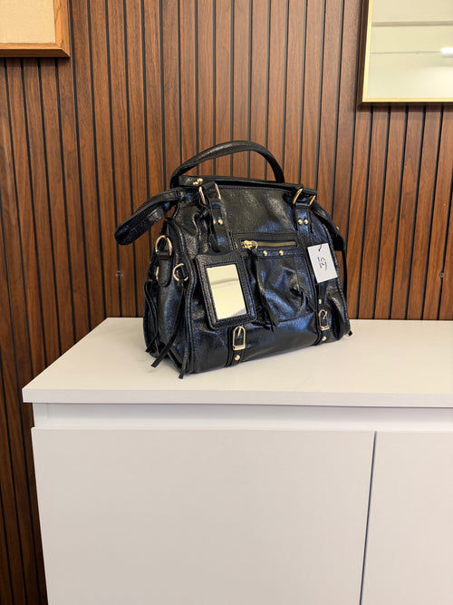 Borsa Mirror nera