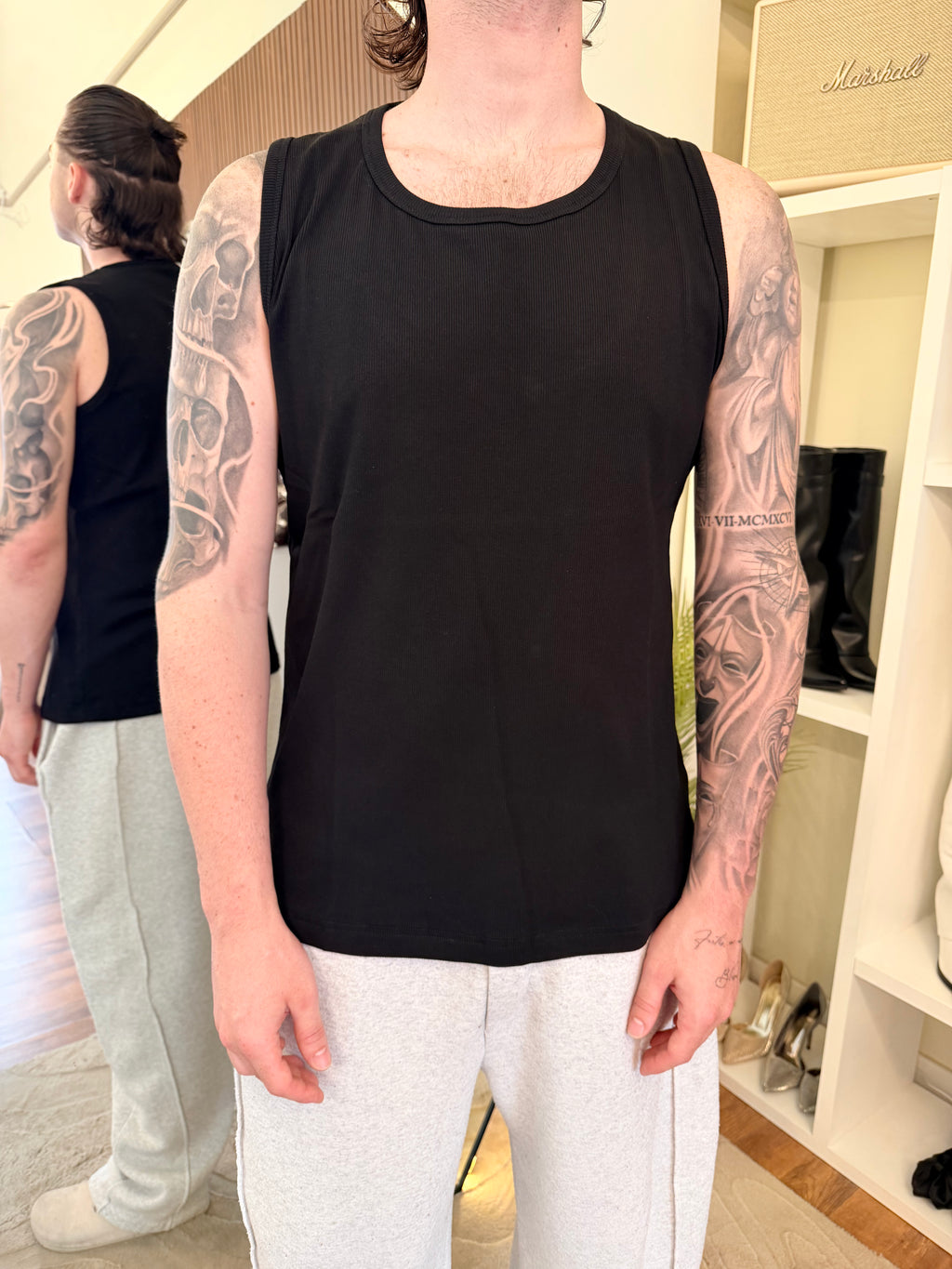 Canotta Basic nera