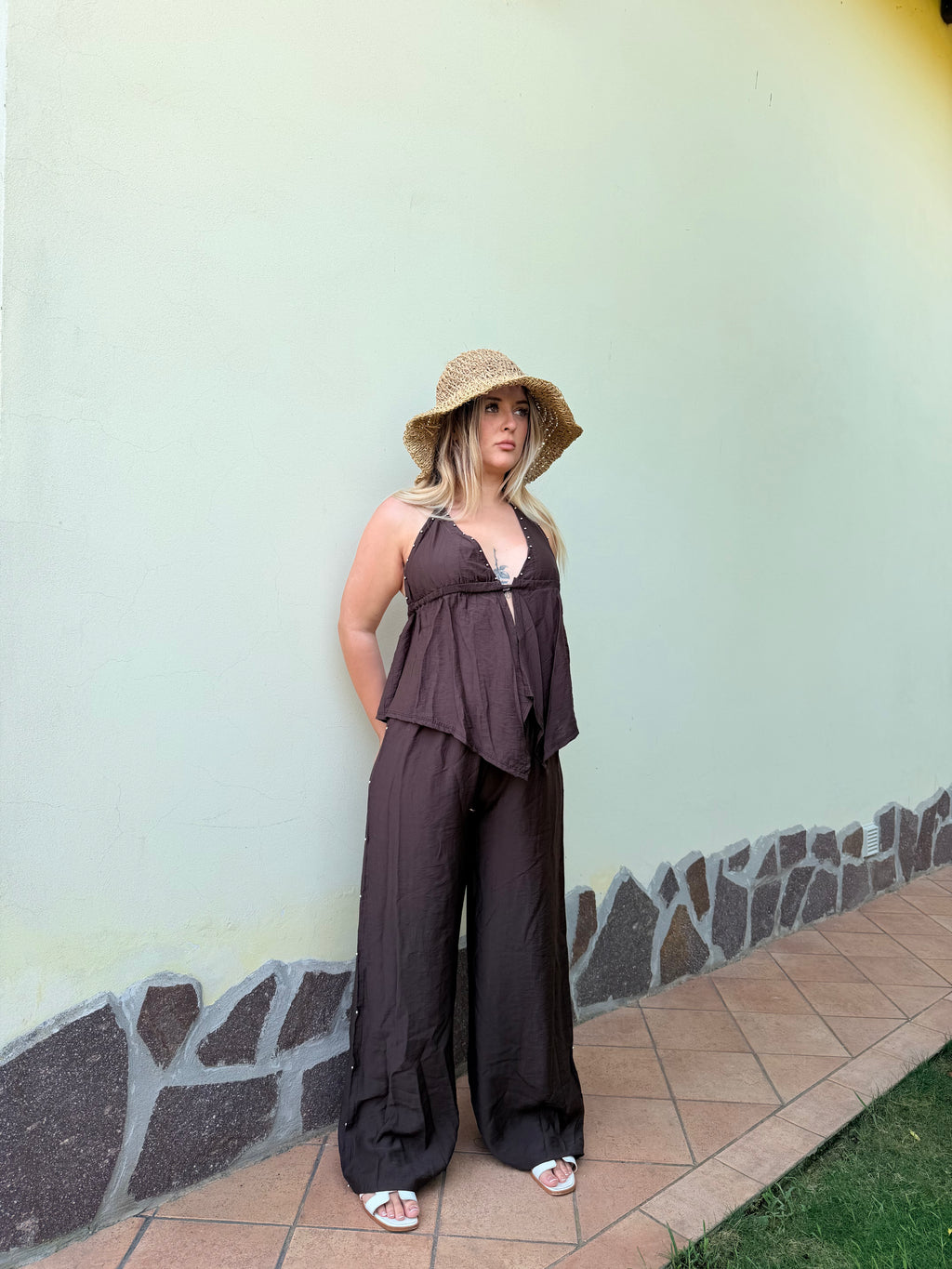 Completo Lisa marrone
