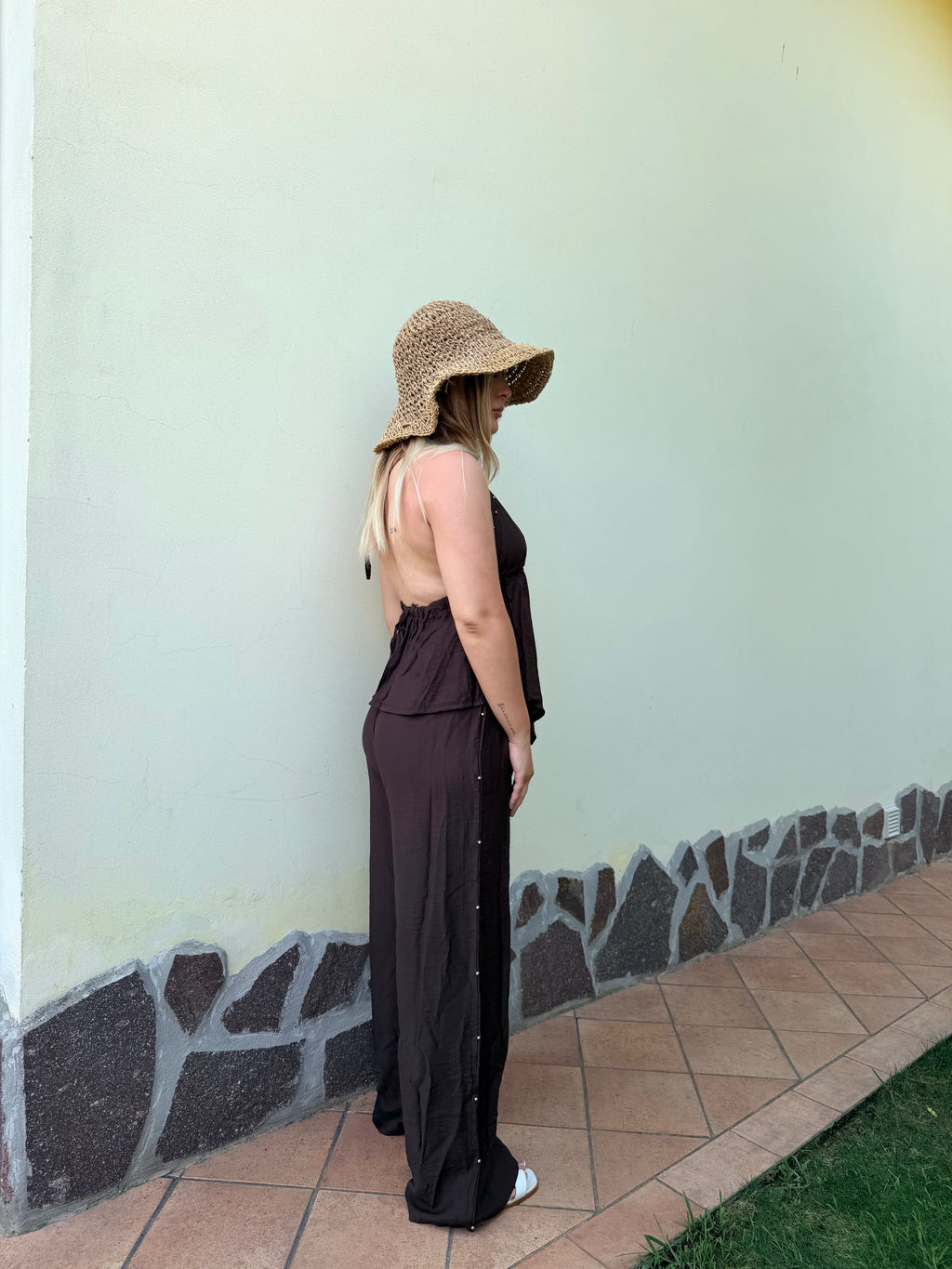 Completo Lisa marrone