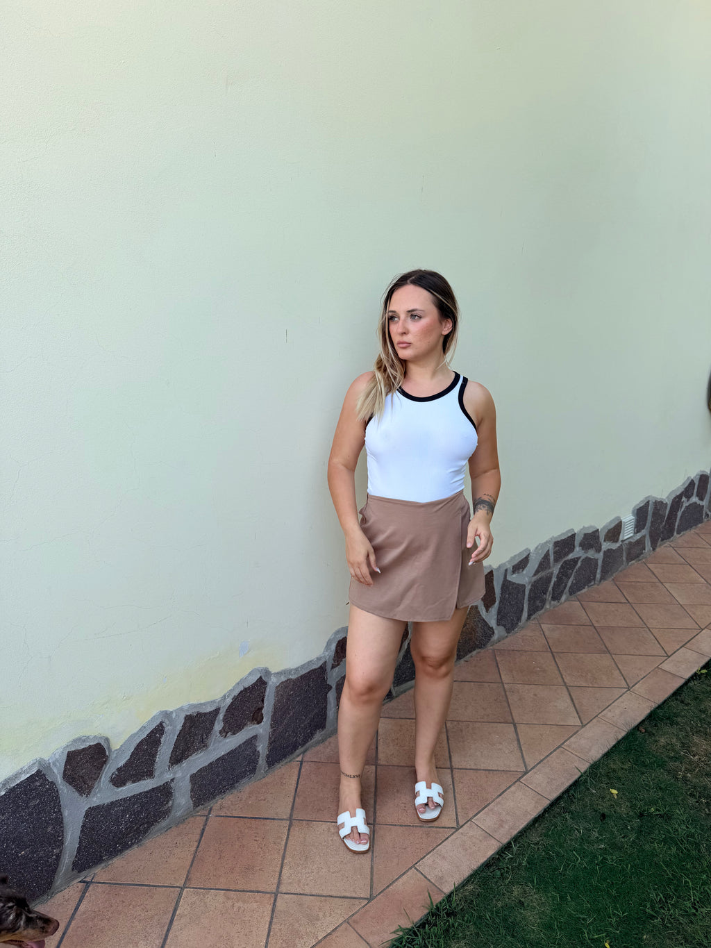 Gonna Fuerte beige