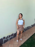 Gonna Fuerte beige