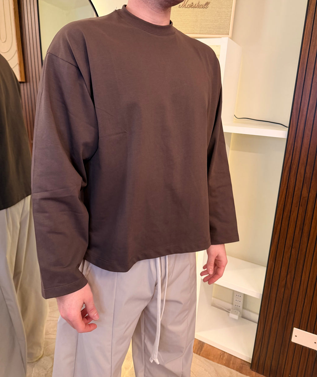 Longsleeve Florida marrone