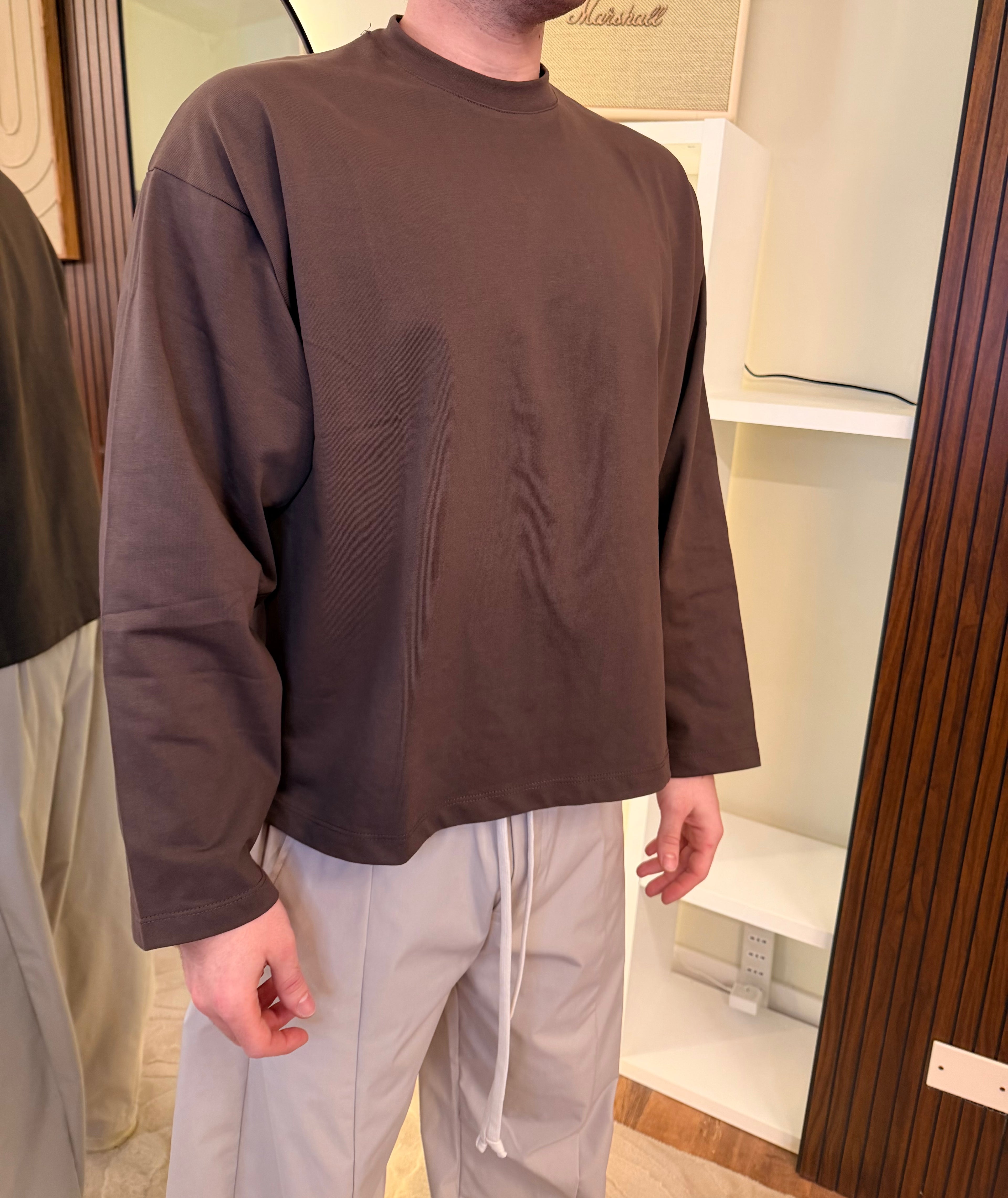 Longsleeve Florida marrone