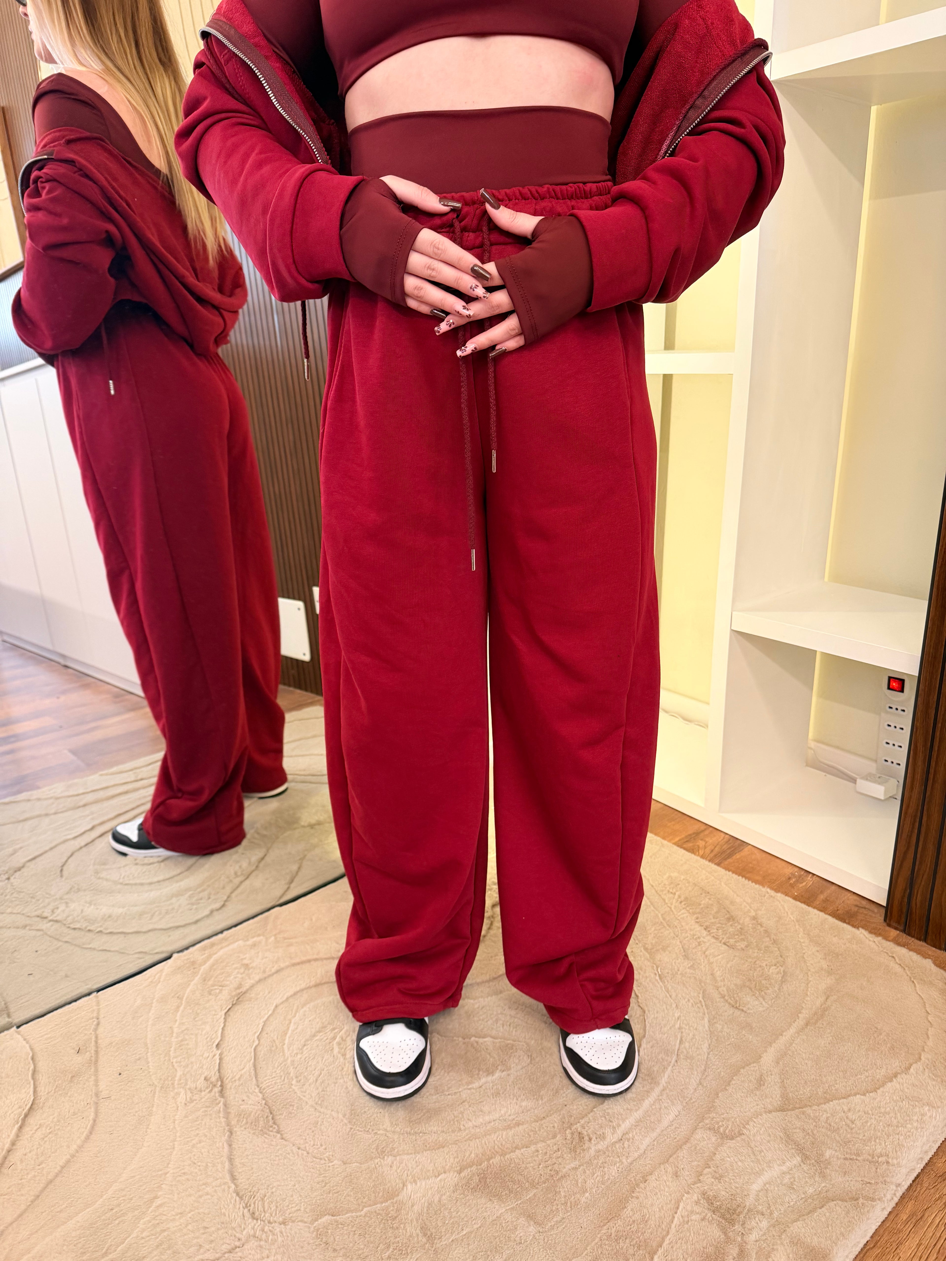 Tuta Nina bordeaux