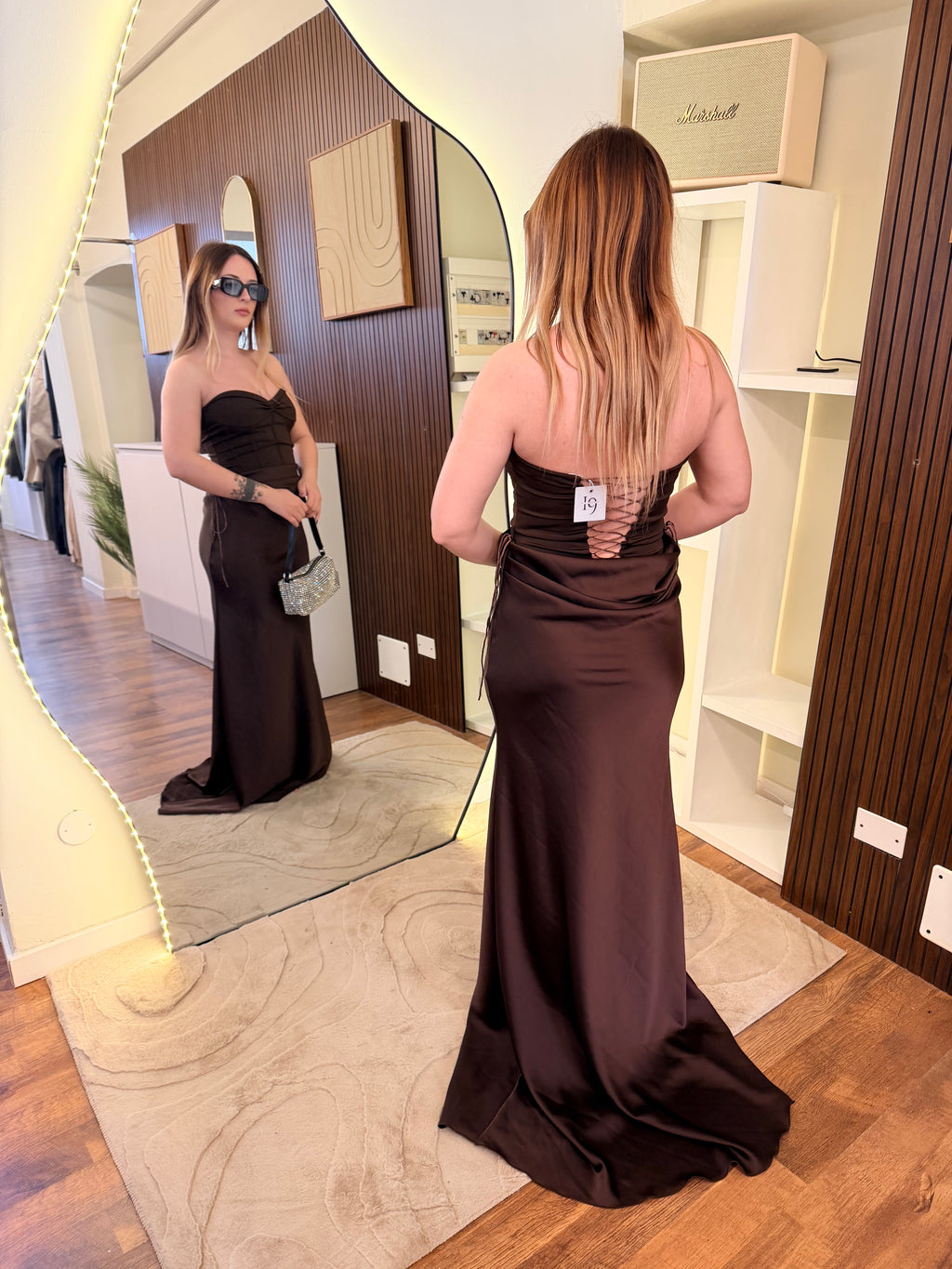 Vestito Ashley marrone