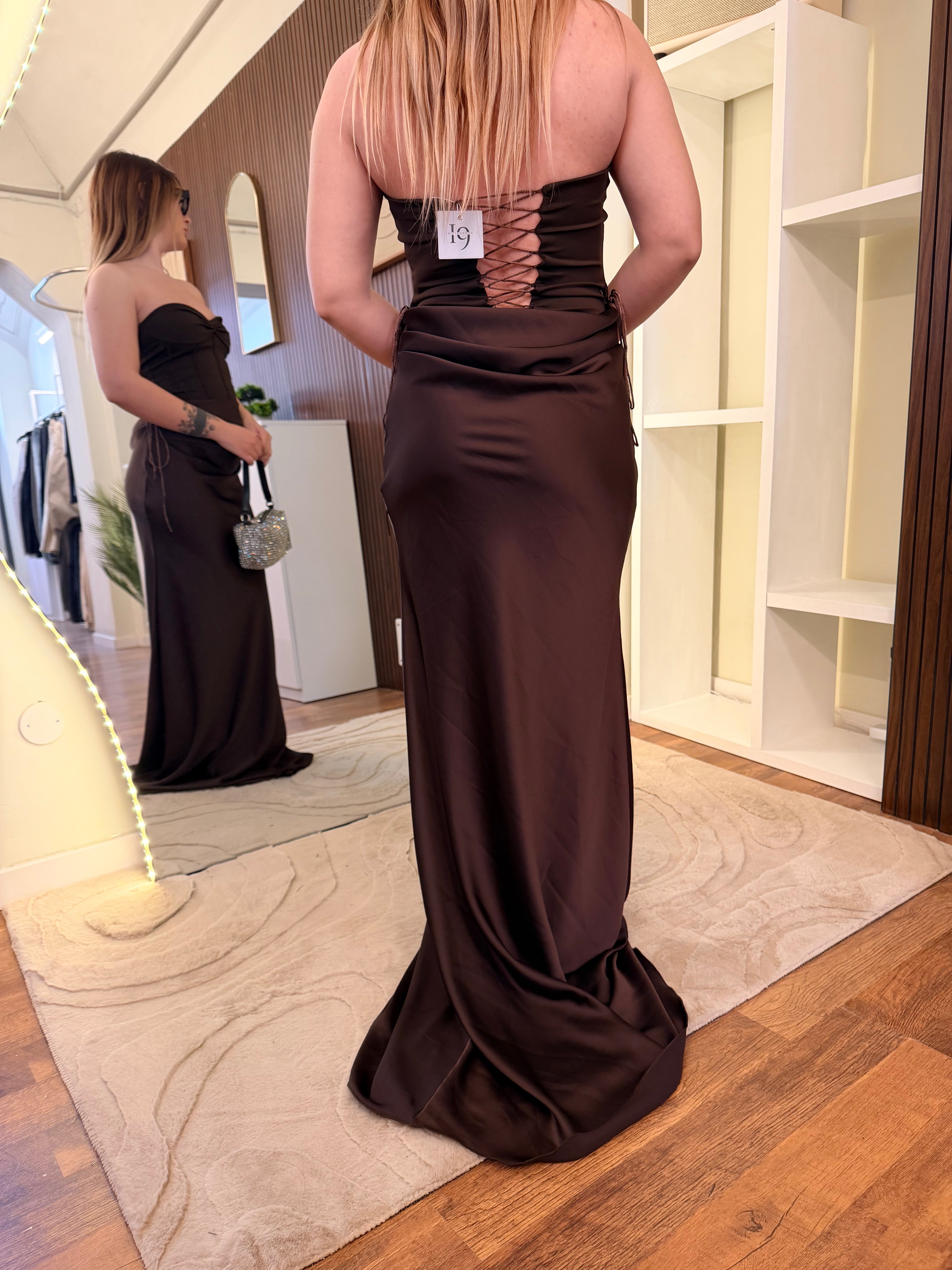 Vestito Ashley marrone