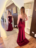 Vestito Ashley bordeaux