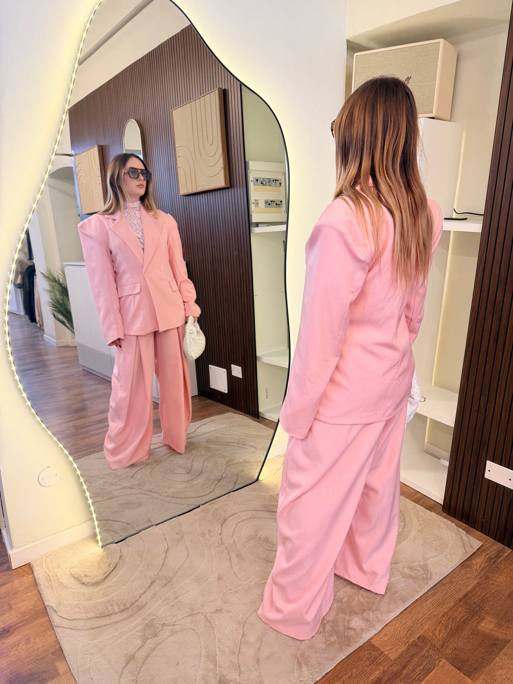 Tailleur Sofia rosa