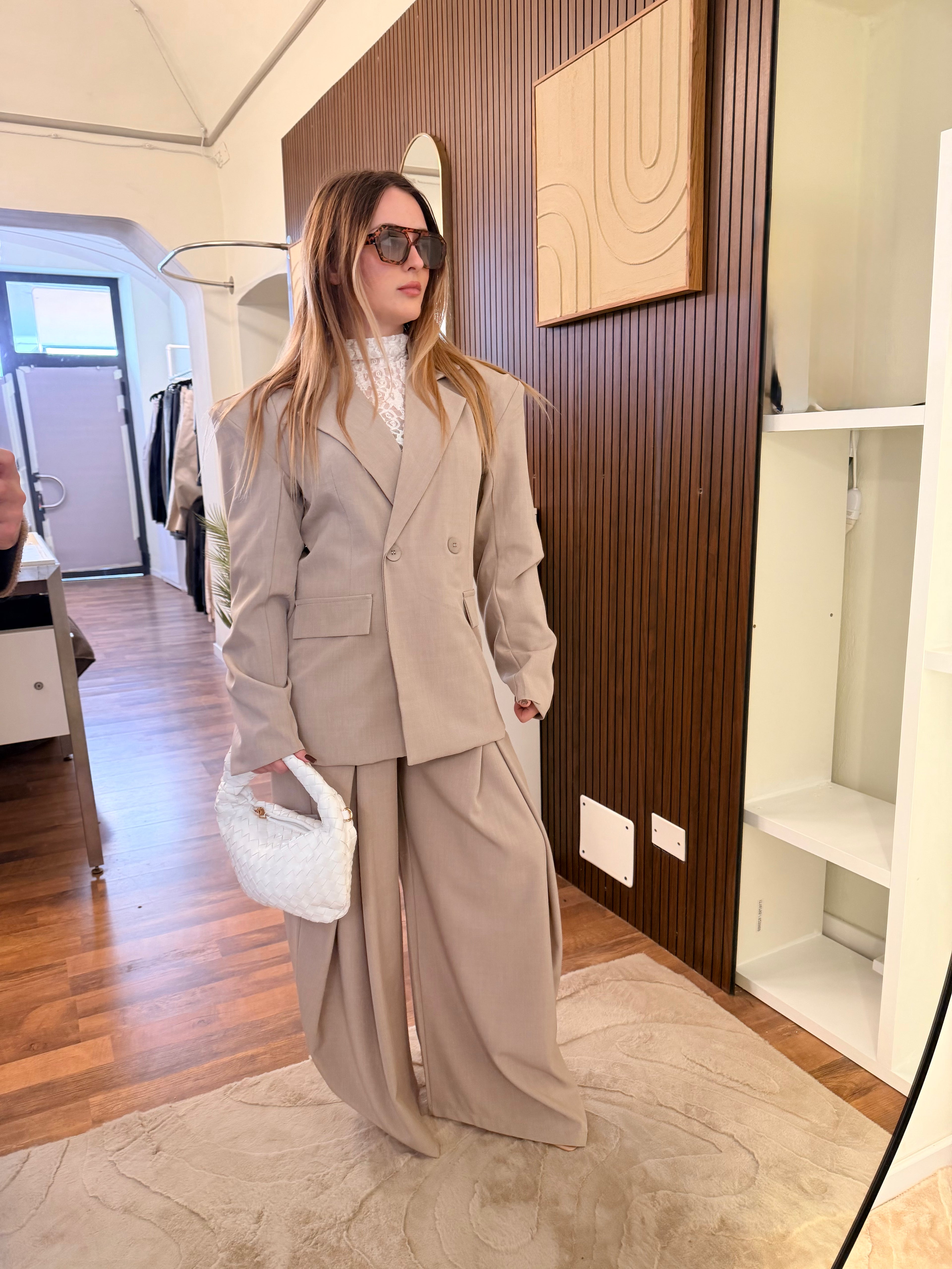 Tailleur Sofia beige