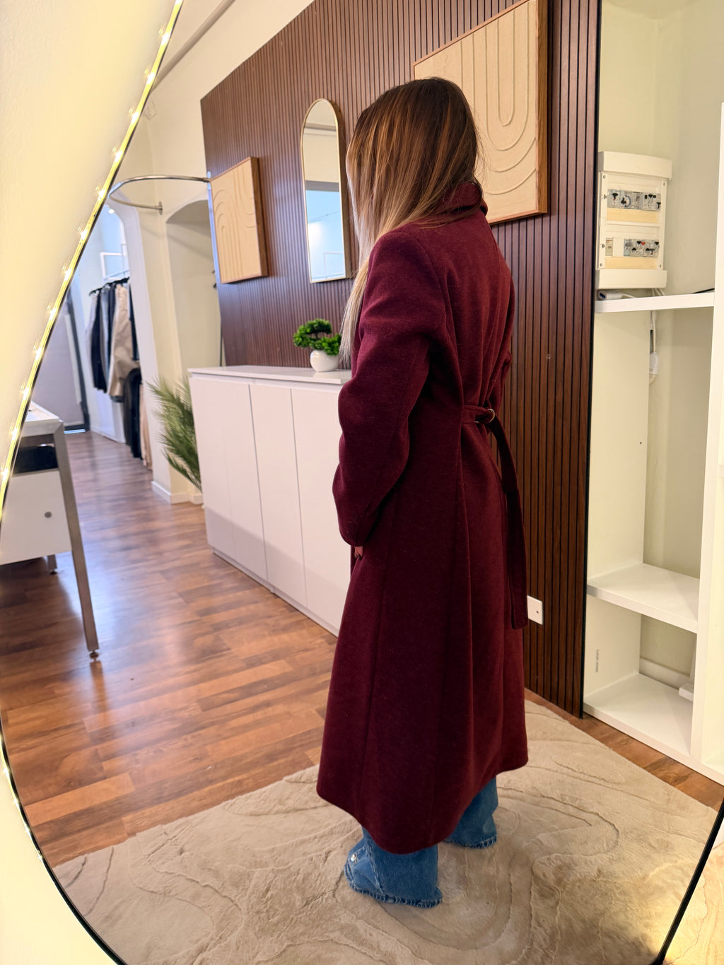 Cappotto Delia bordeaux