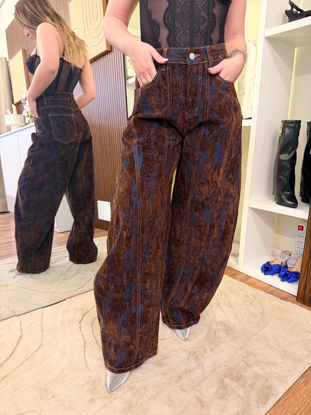 Jeans Sonya marrone