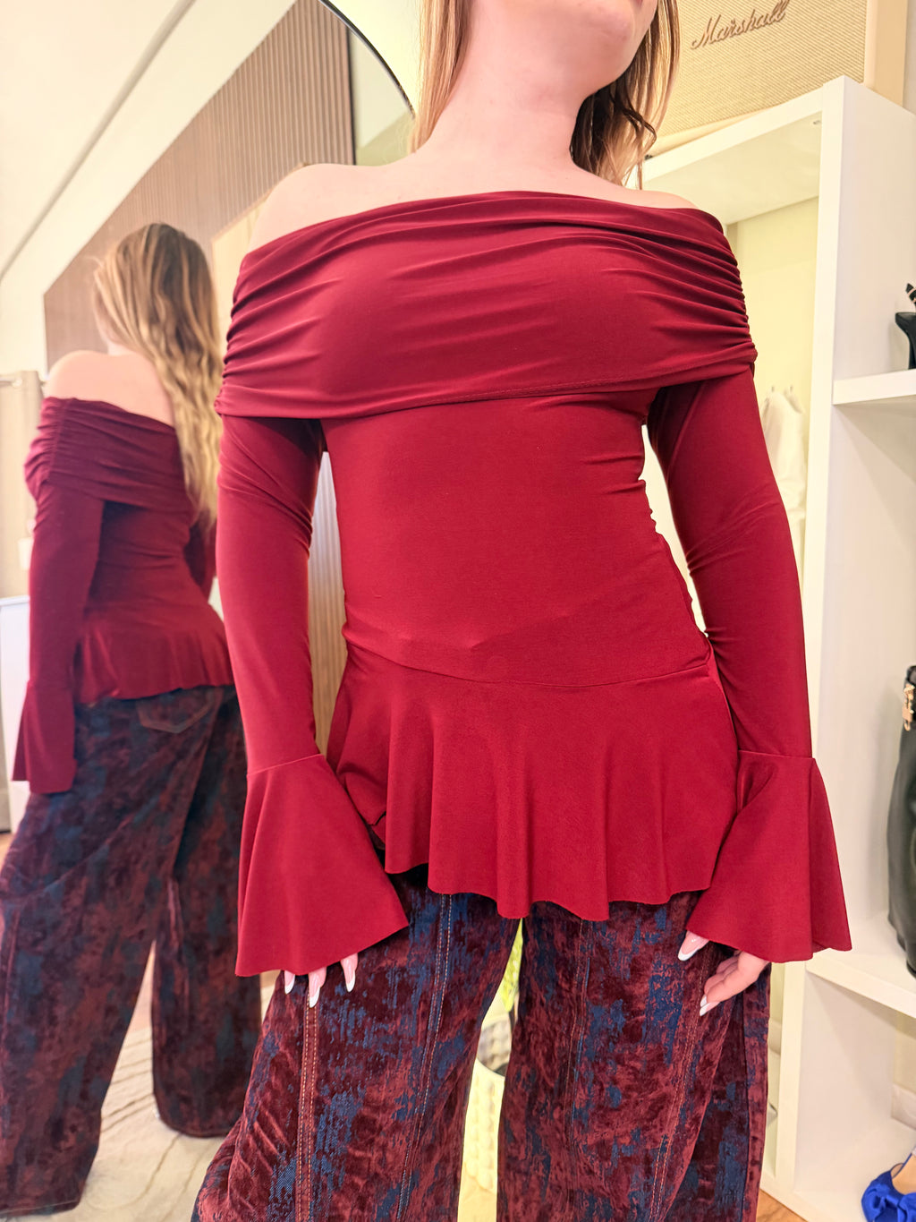 Maglia Eva bordeaux