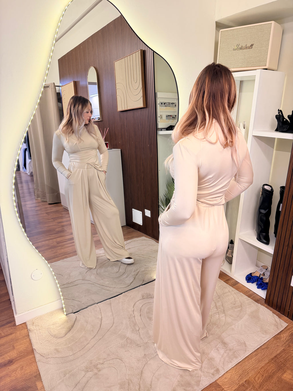 Completo Loren beige