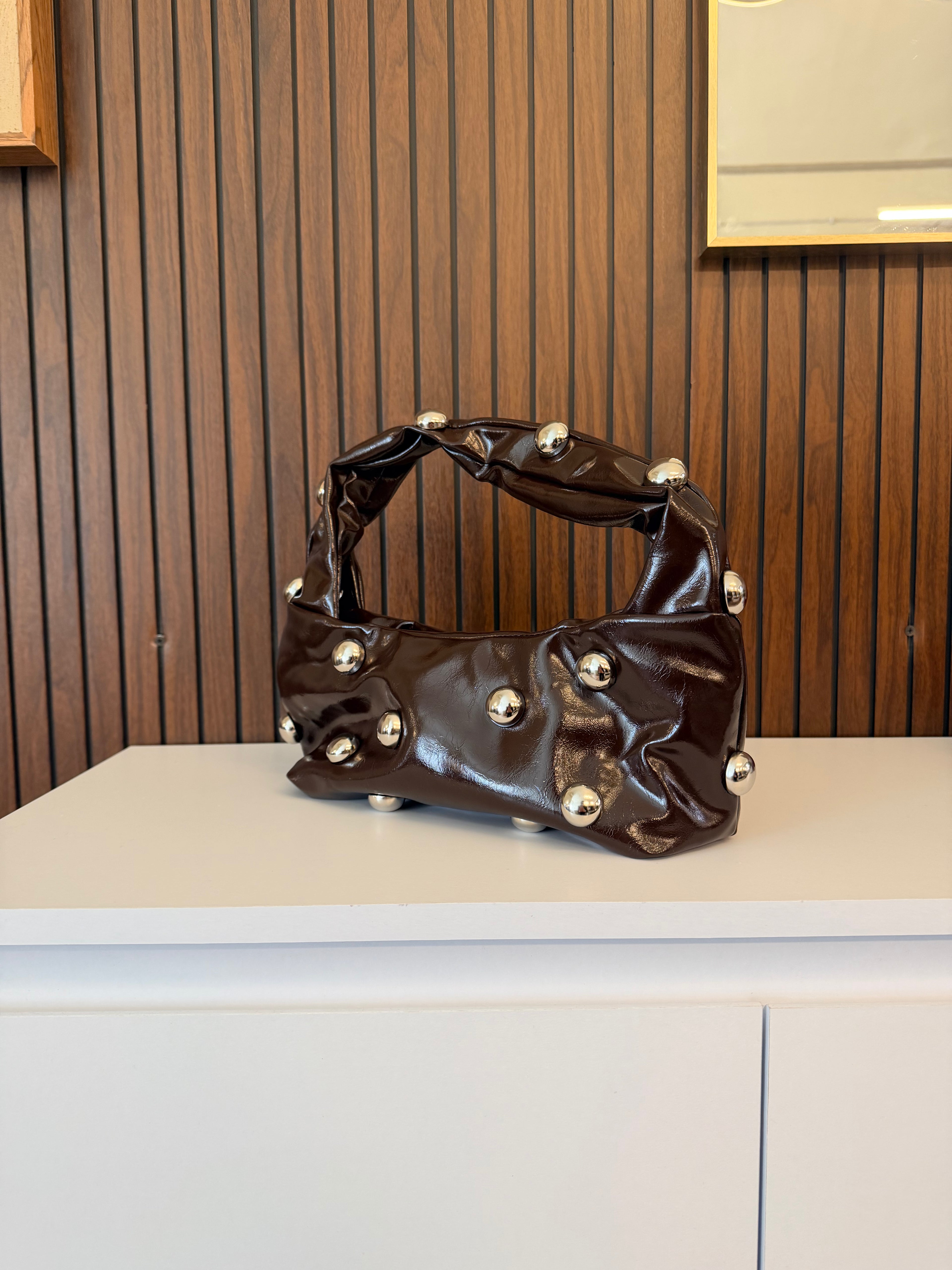 Borsa pois bordeaux